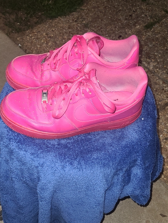 Nike Shoes - Nike Air Force 1 Fireberry Pink Sneakers Womens Size 9